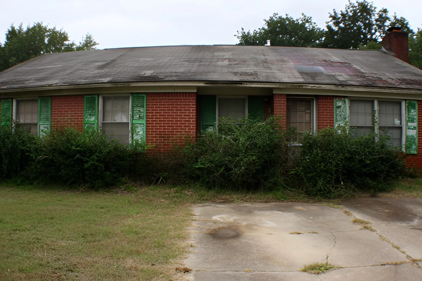 Exterior, before renovation (illustrative)