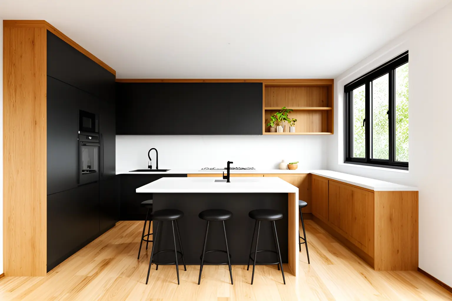 Rendering: kitchen