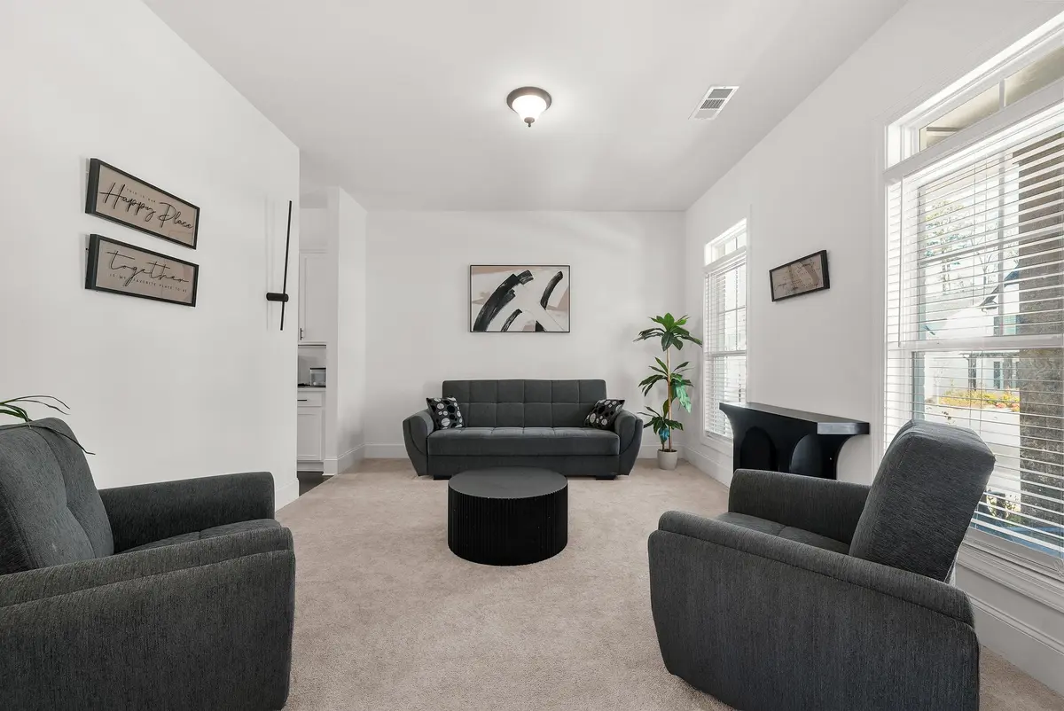 Upstairs loft living area