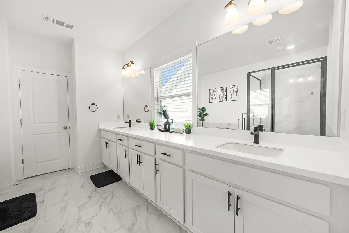 Primary bath double vanity